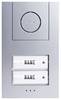 m-e modern-electronics Vistus AD ALU 4020 S Vistus Interphone filaire Set complet 2 foyers argent