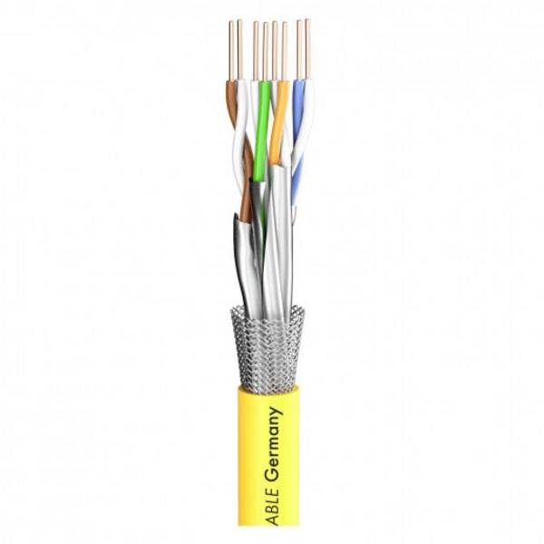 Sommer Cable 580-0417FC Câble réseau CAT 7a jaune Marchandise vendue au mètre