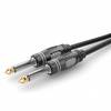 Câble de raccordement Sommer Cable HBA-6M-0600 Jack audio [1x Jack mâle 6,3 mm (mono) - 1x Jack mâle 6,3 mm (mono)] 6.00 m noir