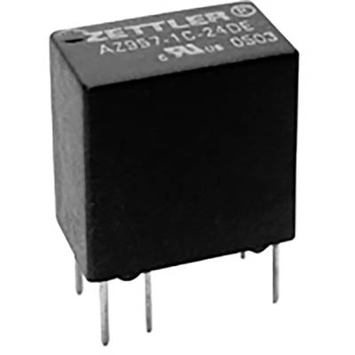 Zettler Electronics Zettler electronics Relais pour circuits imprimés 12 V/DC 1 A 1 inverseur (RT) 1 pc(s) 