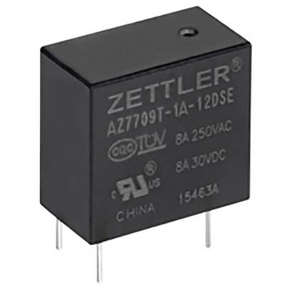 Zettler Electronics AZ7709-1A-12D Relais pour circuits imprimés 12 V/DC 5 A 1 NO (T) 1 pc(s)-0