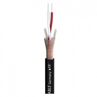 Sommer Cable 200-0011 Câble micro LiY 2 x 0.22 mm² noir Marchandise vendue au mètre