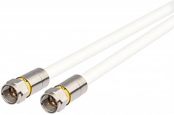 Kathrein antenne, SAT Câble de raccordement [1x F mâle - 1x F mâle] 0.80 m 105 dB blindé, vissable multicolore