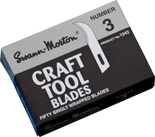 1243 SM Lame de scalpel 47 mm Carbone carbone 50 pc(s)
