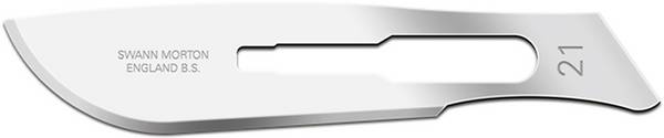 421 SM Lame de scalpel 50.0 mm Carbone carbone 100 pc(s)
