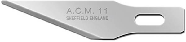 ACM11 SM Lame de scalpel 40 mm Carbone carbone 50 pc(s)
