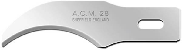 ACM28 SM Lame de scalpel 45 mm Carbone carbone 50 pc(s)