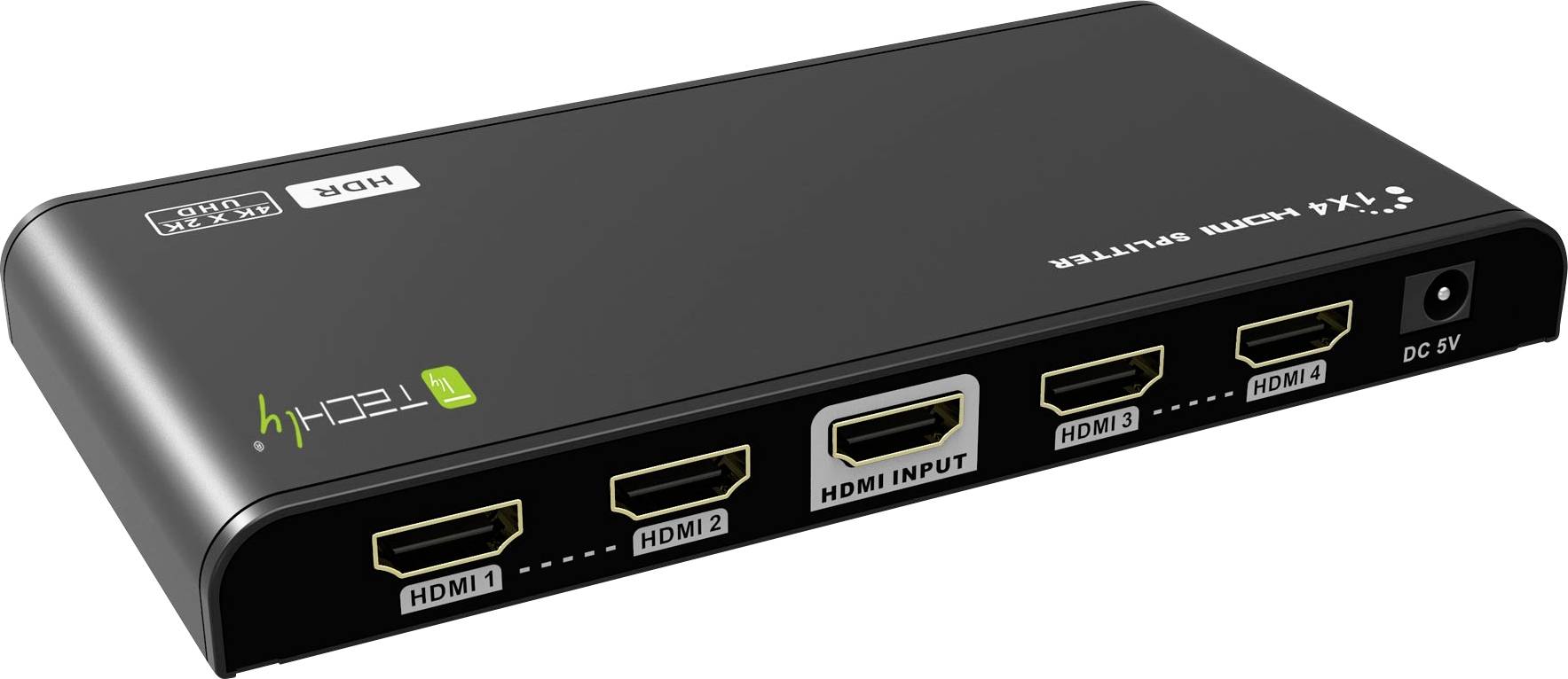 TECHly IDATA-HDMI2-4K4HDR Répartiteur HDMI 3840 x 2160 pixels noir-1