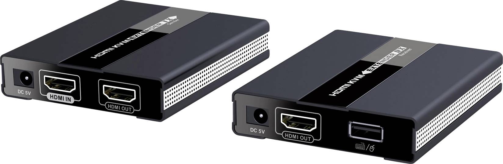 TECHly IDATA-HDMI-KVM60 HDMI™, HDMI™, RJ45, USB Répéteur (extension) câble réseau RJ45 60 m