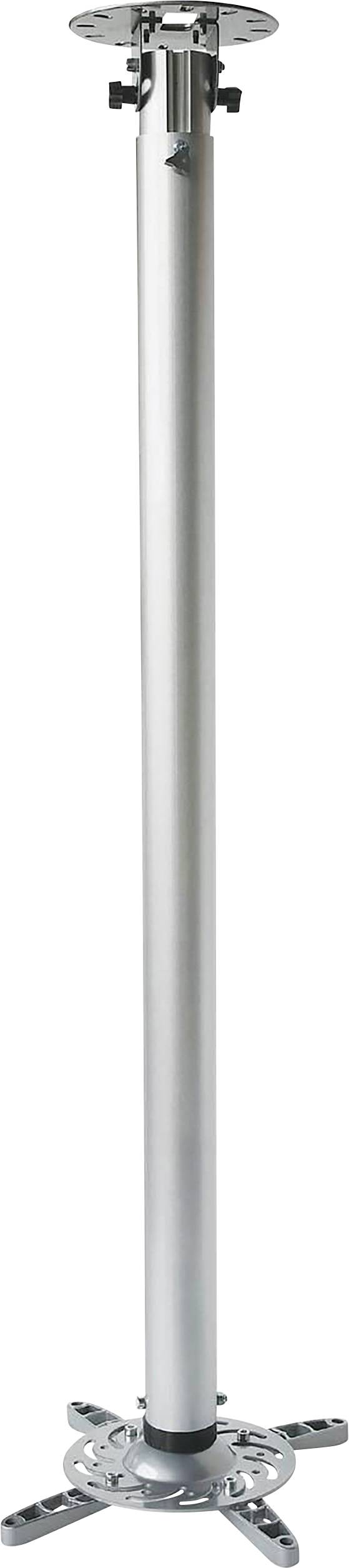 TECHly ICA-PM-104XL Support plafond pour projecteur inclinable, rotatif Distance sol/plafond (max.): 1970 mm argent
