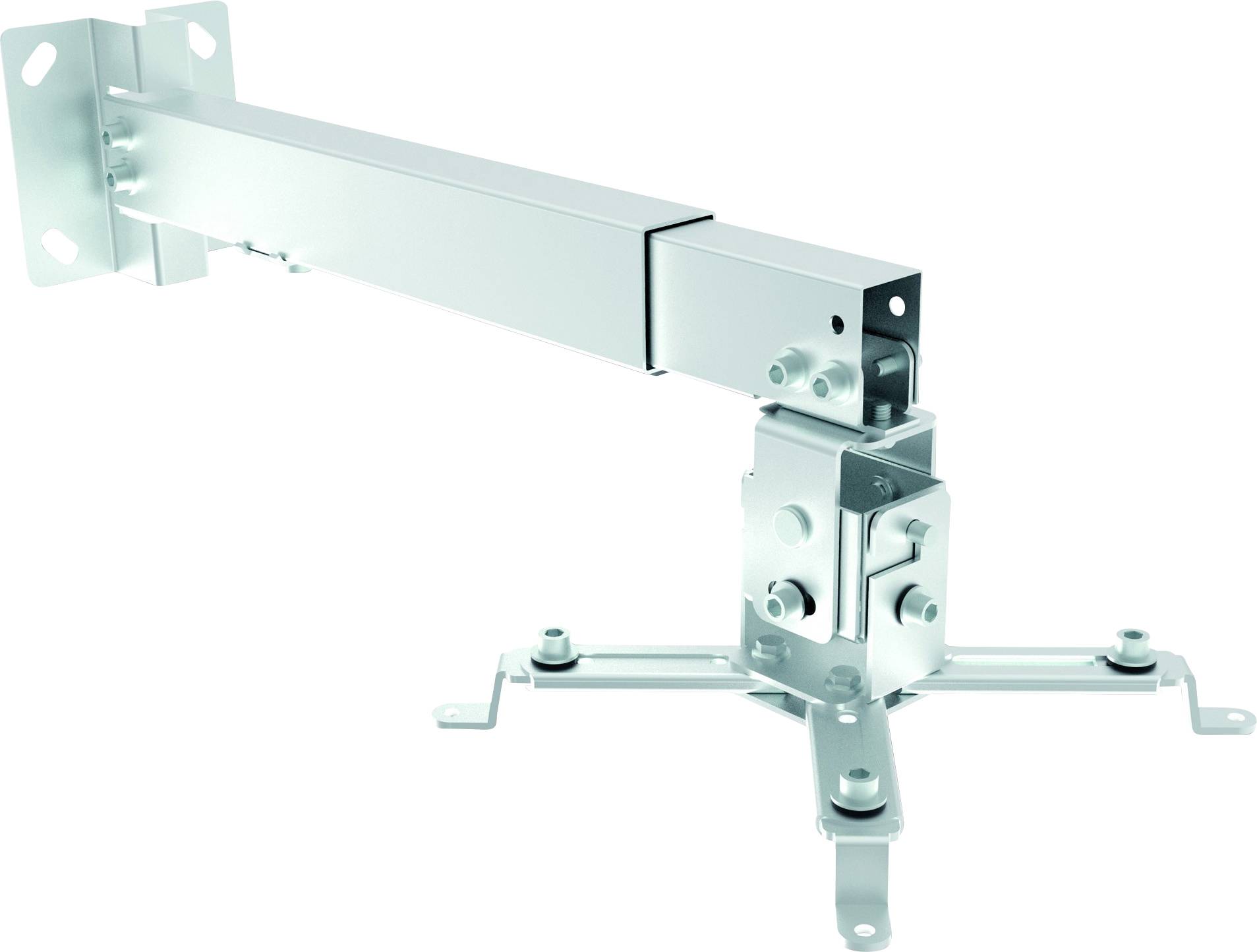 TECHly ICA-PM-16 Support plafond pour projecteur inclinable, mobile Distance sol/plafond (max.): 315 mm Distance entre les murs (max.): 650 mm argent