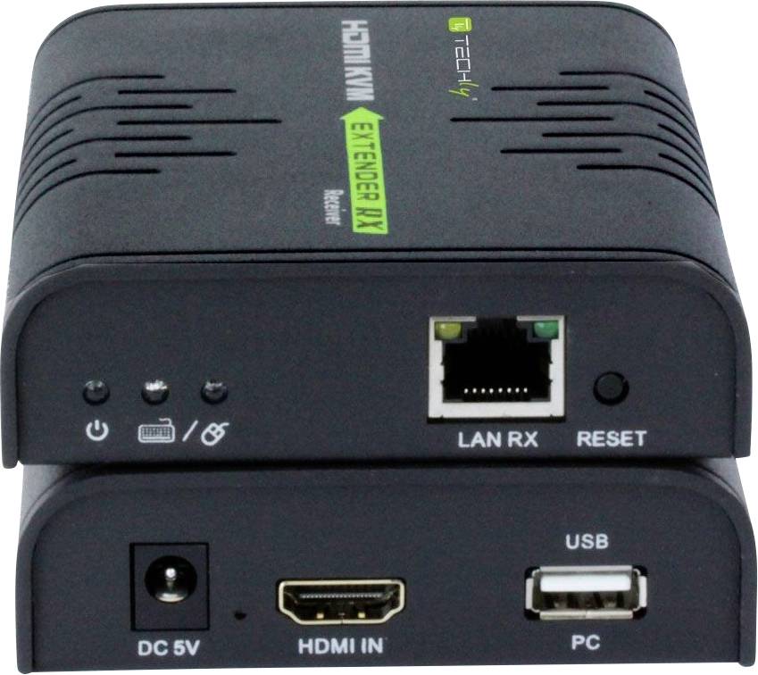 TECHly IDATA-HDMI-KVM2 HDMI™, RJ45, USB 2.0 Répéteur (extension) câble réseau RJ45 120 m-7