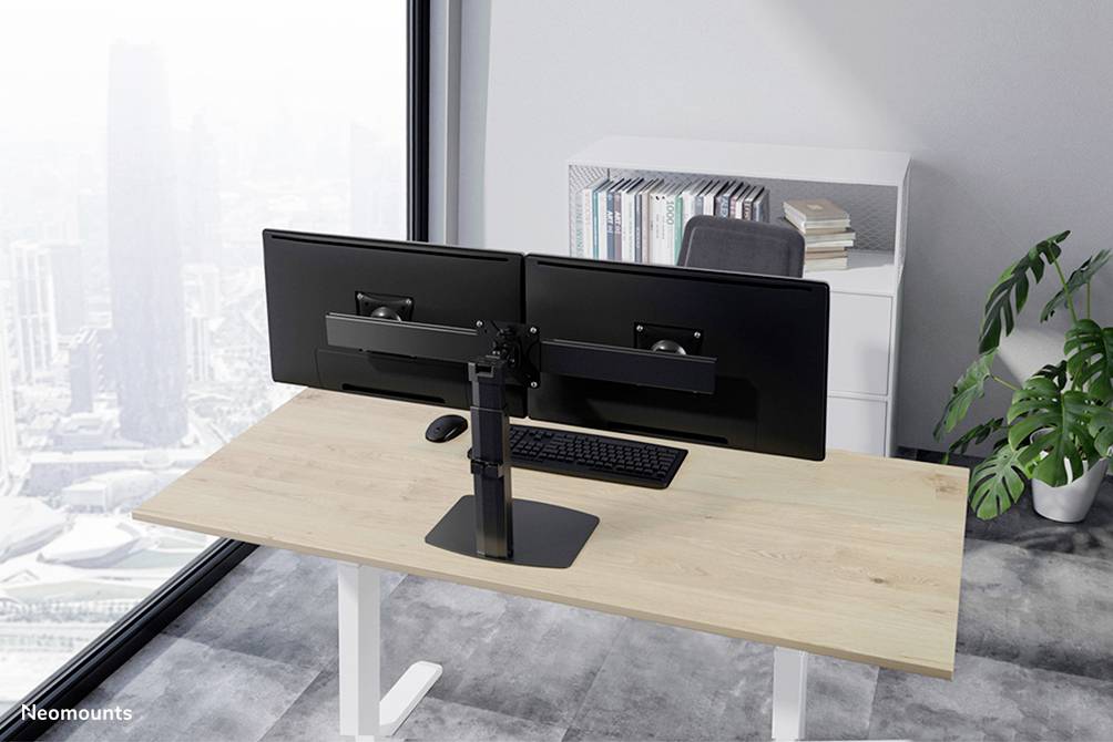 Neomounts FPMA-CB200BLACK x2 Support mural pour écran 25,4 cm (10") - 68,6 cm (27") mobile, rotatif, inclinable-2