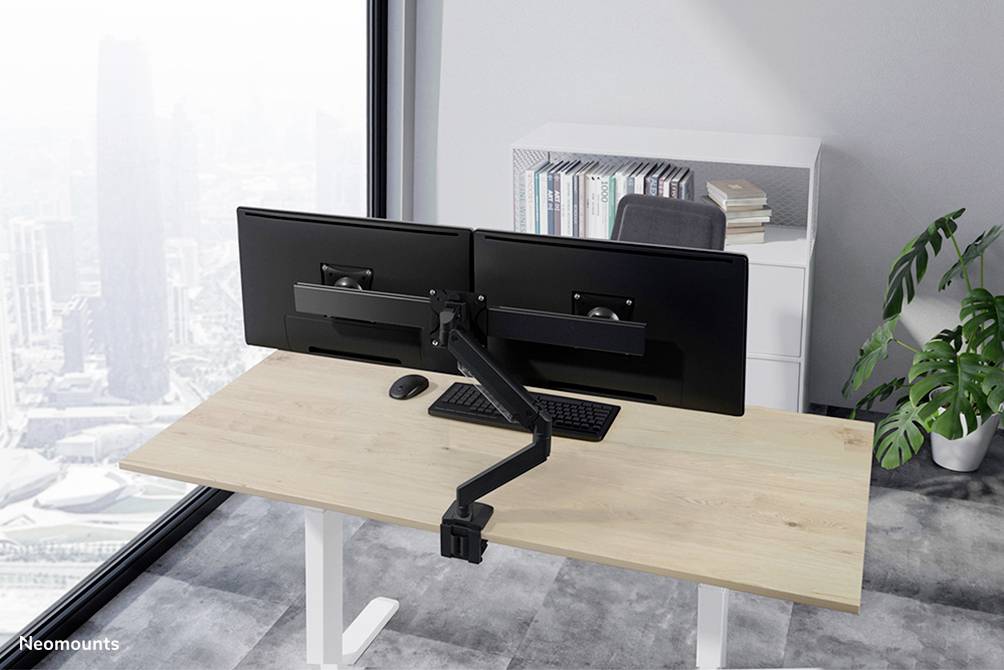 Neomounts FPMA-CB200BLACK x2 Support mural pour écran 25,4 cm (10") - 68,6 cm (27") mobile, rotatif, inclinable-3