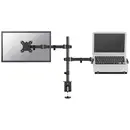 Neomounts FPMA-D550NOTEBOOK Support de table pour écran 2 Écran(s) 25,4 cm (10") - 81,3 cm (32") noir mobile, rotatif, i