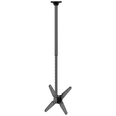 Support de plafond avec tige ajustable et éléments de fixation compatibles VESA pour écrans ou vidéoprojecteurs.