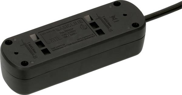 Bloc multiprise Max Hauri 160244 1 pièce noir fiche CH 1 pc(s)