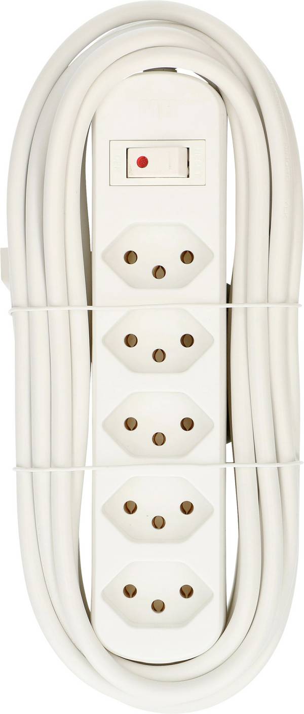 Bloc multiprise avec interrupteur Max Hauri 160266 1 pièce blanc fiche CH 1 pc(s)