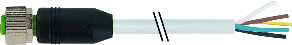 Murrelektronik 7000-17041-2921000 Connecteur non confectionné pour capteurs/actionneurs M12 x 1 femelle, droit 10.00 m N