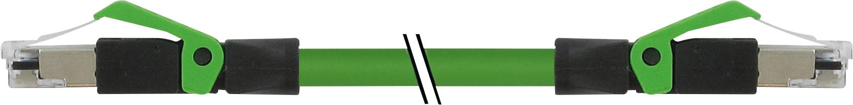 Barre d'haltérophilie avec poignée verte et extrémités noires, adaptée à l'entraînement de force et aux exercices de fitness.