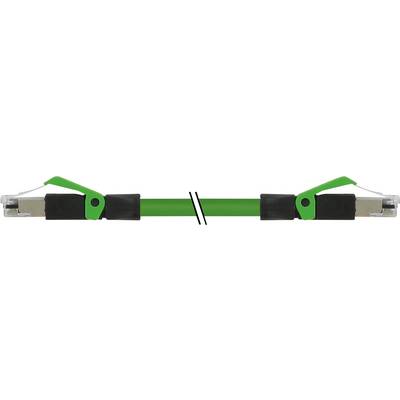 Barre d'haltérophilie avec poignée verte et extrémités noires, adaptée à l'entraînement de force et aux exercices de fitness.