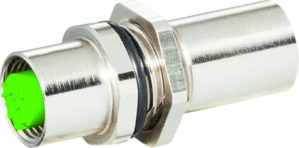 Murrelektronik 7000-44611-0000000 Traversée pour armoire électrique M12 x 1 femelle, droit, femelle, droit 0 mm Nombre de pôles: 4 1 pc(s)