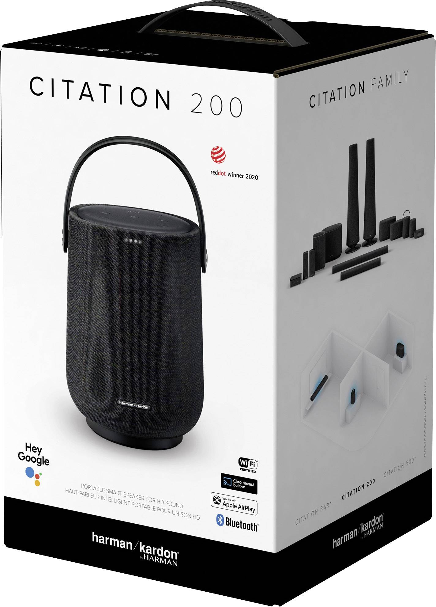 Harman Kardon Citation 200 Enceinte multiroom Bluetooth, Air-Play, WiFi AirPlay, protégée contre les projections d'eau n-11