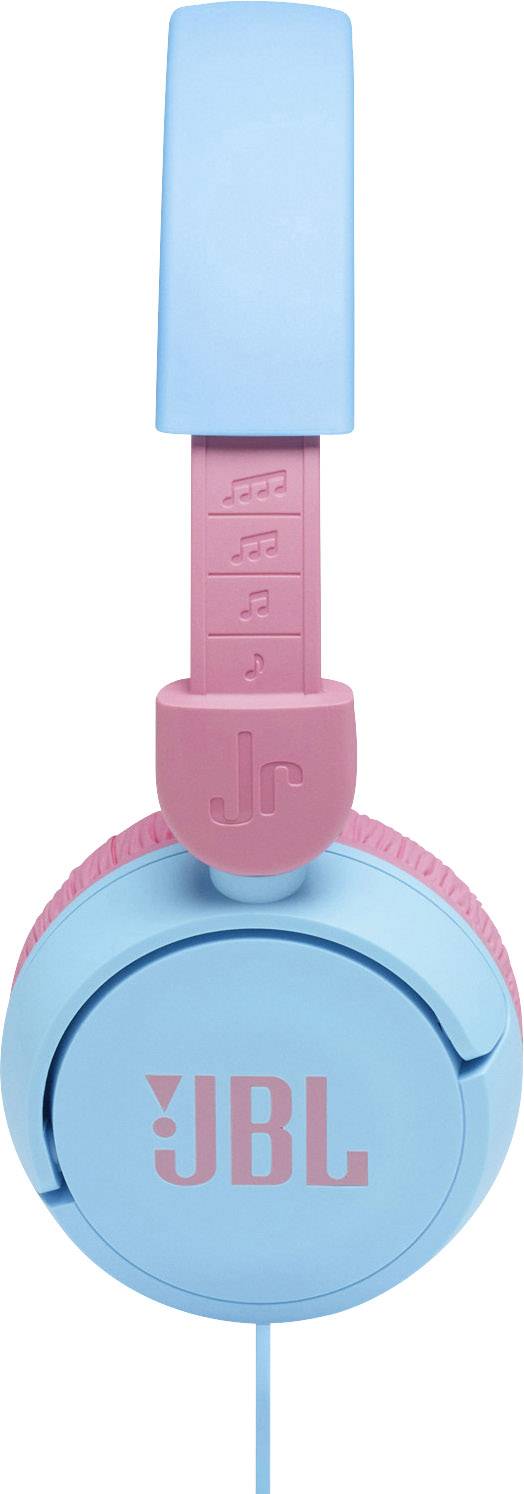 JBL JR 310 Casque supra-auriculaire filaire bleu clair, rose pliable, limitation de volume, volume réglable pour enfants-2
