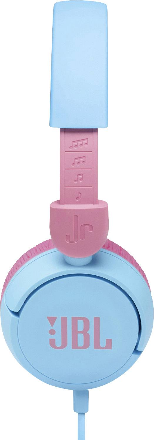 JBL JR 310 Casque supra-auriculaire filaire bleu clair, rose pliable, limitation de volume, volume réglable pour enfants-5