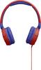 JBL JR 310 pour enfants Casque supra-auriculaire filaire rouge, bleu pliable, limitation de volume, volume réglable
