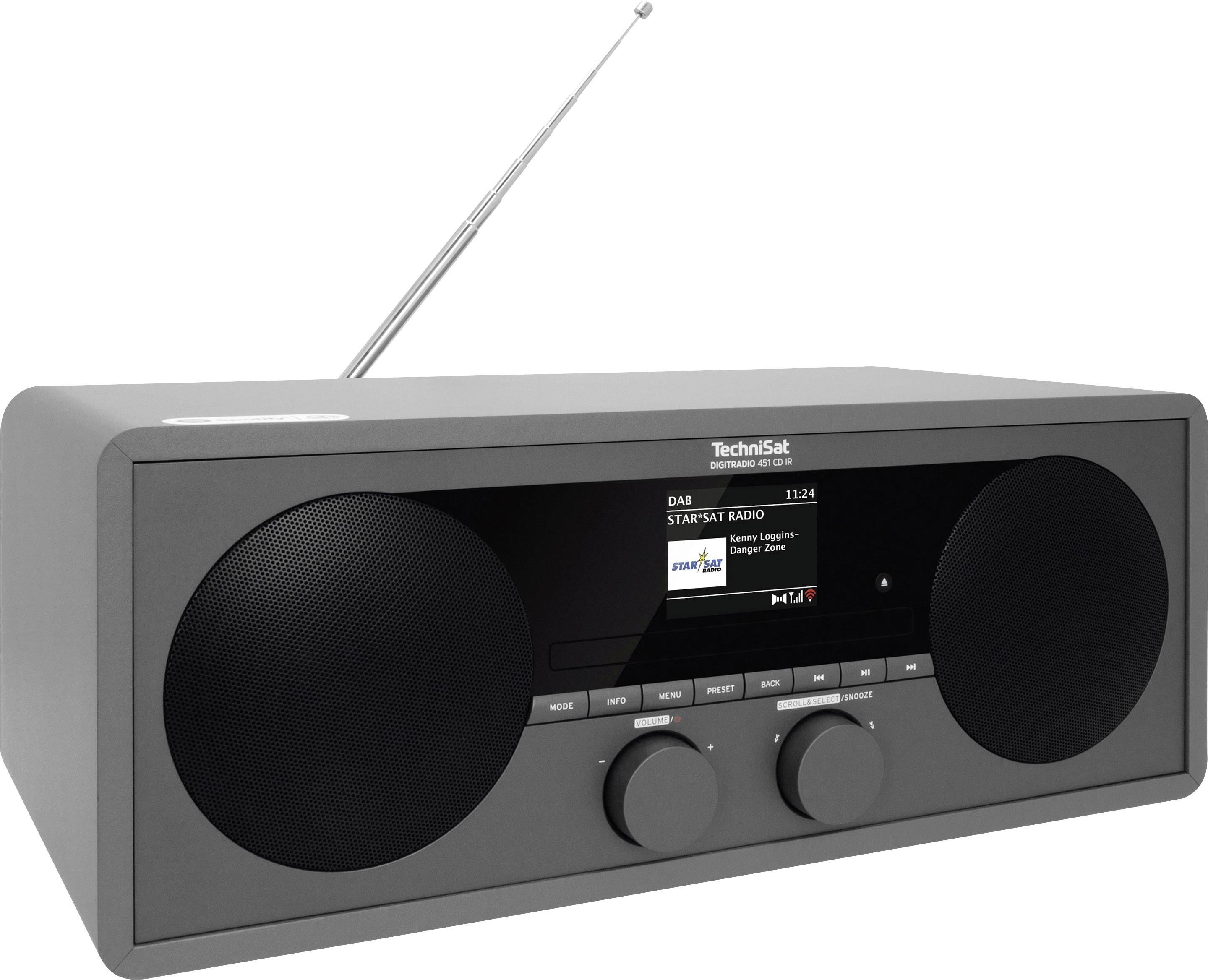 Radio Table Dual MCR 200 Internet - DAB+, FM, Bluetooth, WiFi, Écran Couleur, Portable