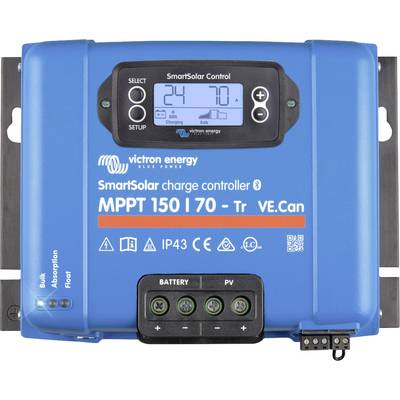 Victron Energy SmartSolar MPPT Régulateur de charge solaire MPPT 12 V, 24 V, 48 V 70 A