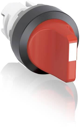 ABB 1SFA611200R1001 M2SS1-10R Sélecteur avec arrêt d'urgence commutateur rotatif rouge, noir 1 pc(s)