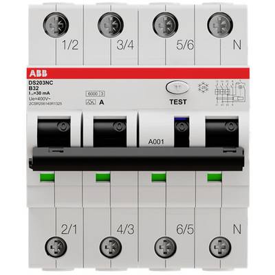 ABB 2CSR256140R1325 Interrupteur différentiel/Disjoncteur de protection 4 pôles 32 A 0.03 A-0
