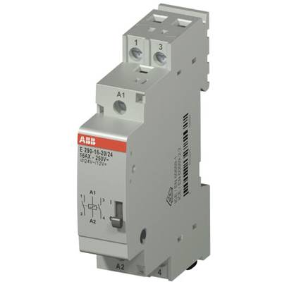 Un relais temporisé électronique d'ABB avec la référence de modèle 'E 290-16-20/24', adapté pour 16 A, 250 V.