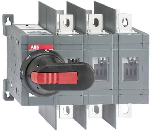 Commutateur de charge noir 3 pôles 160 A ABB 1SCA108486R1001