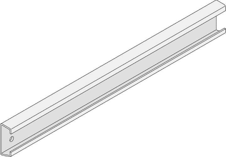 'Illustration d'une poutre en I en acier, représentée en perspective de côté.'
