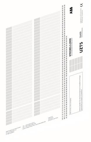 Striebel & John 2CPX031429R9999 Système d'étiquetage UZT5 pour UK600 Système de marquage 1 pc(s)