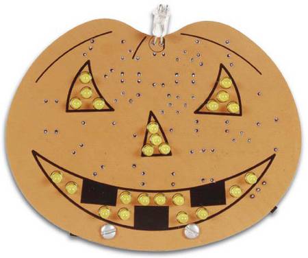Whadda WSSA145 Citrouille d'Halloween Modèle (kit/module): kit à monter 9 V