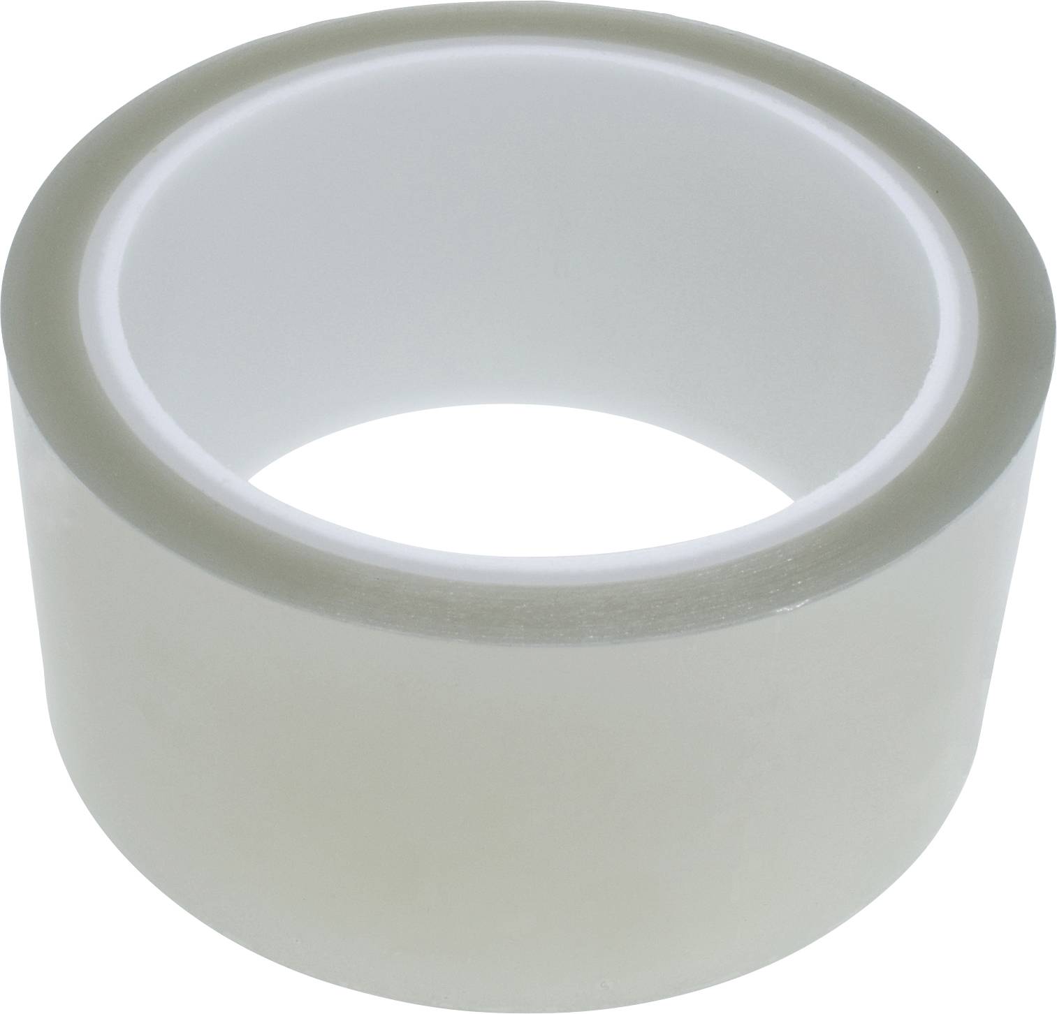 Rouleau de ruban adhésif transparent ; utilisé pour sceller des colis ou fixer des objets.
