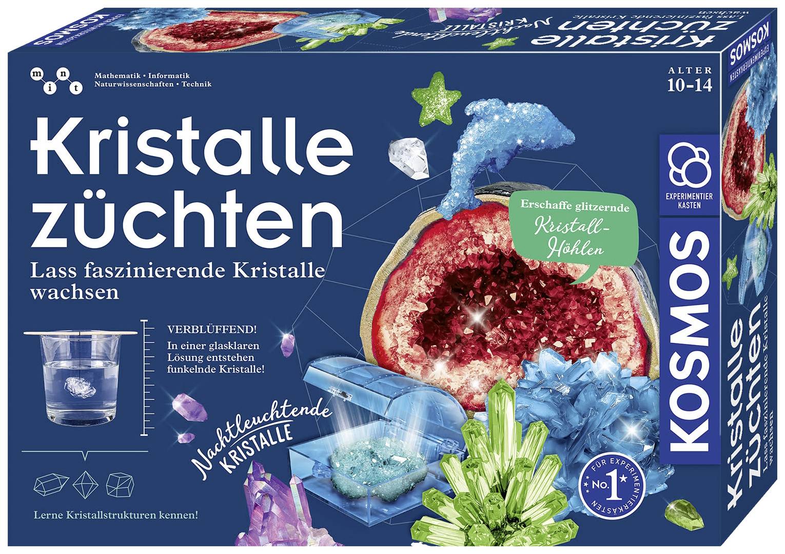 Kosmos Kristalle züchten 643621 Coffret d'expérience à partir de 10 ans