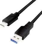 LogiLink CU0169 - câble USB 3.2 Gen1x1, fiche USB-A vers fiche USB-C, 1,5 m