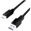 LogiLink Câble USB USB 3.2 Gen1 USB-A mâle, USB-C® mâle 2.00 m multicolore CU0170