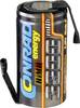 Conrad energy Cellule simple de batterie NiMH Sub-C 1.2 V 3300 mAh avec pattes à souder