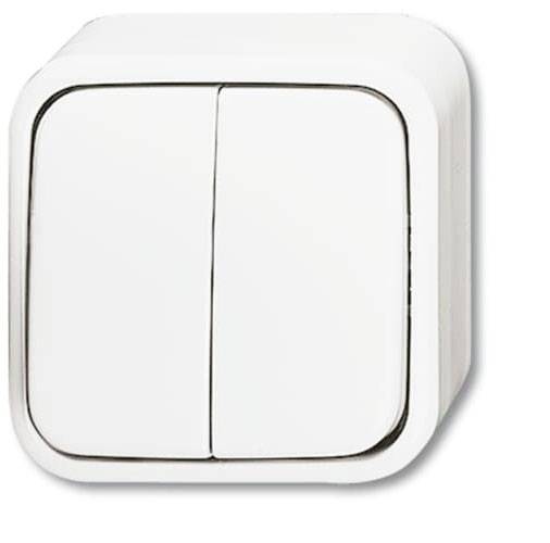 ABB 2CKA001042A1031 Bouton à bascule IP20 blanc