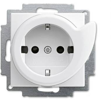 Busch-Jaeger  Insert Prise 2P+T   blanc, blanc pur (RAL 9010) 2CKA002011A6241