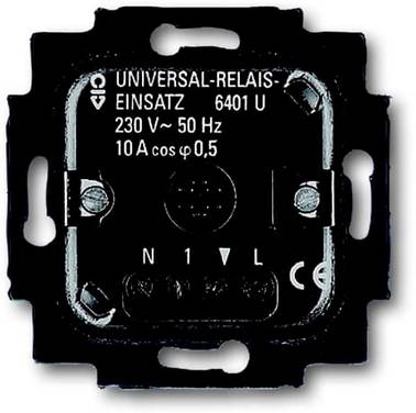 Busch-Jaeger  Insert Bloc de commutation de relais   noir 2CKA006401A0048  1 pc(s)