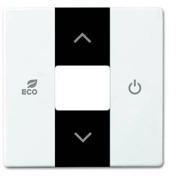 Busch-Jaeger  Cache Régulateur de température, Cache  Carat blanc signalisation, blanc 2CKA006220A0076  1 pc(s)