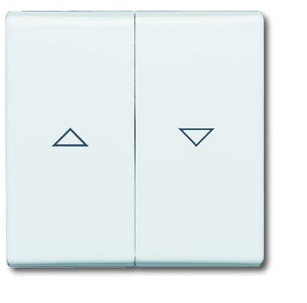 Busch-Jaeger  Cache Interrupteur pour stores  Allwetter 44 (IP44) blanc, blanc pur (RAL 9010) 2CKA001731A1650  1 pc(s)