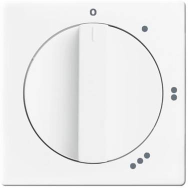 Busch-Jaeger  Cache Interrupteur à 3 niveaux  Axcent blanc, blanc signalisation 2CKA001710A3646  1 pc(s)